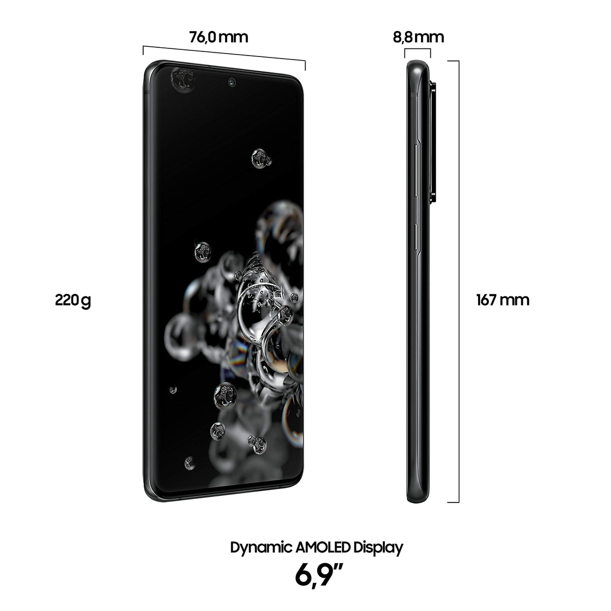 128GB Cosmic Black Unlocked Smartphone R9223
