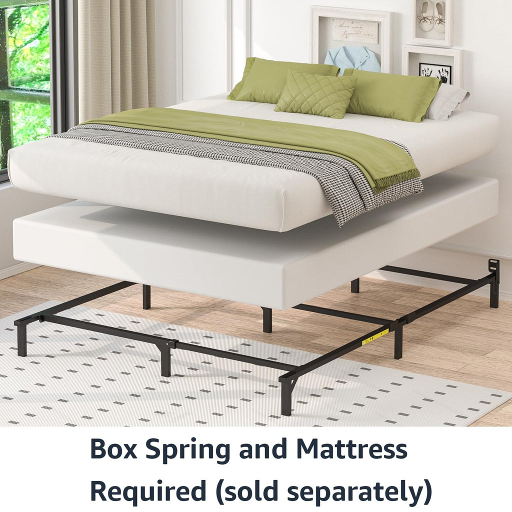 Queen Size Black Metal Bed Frame W87320