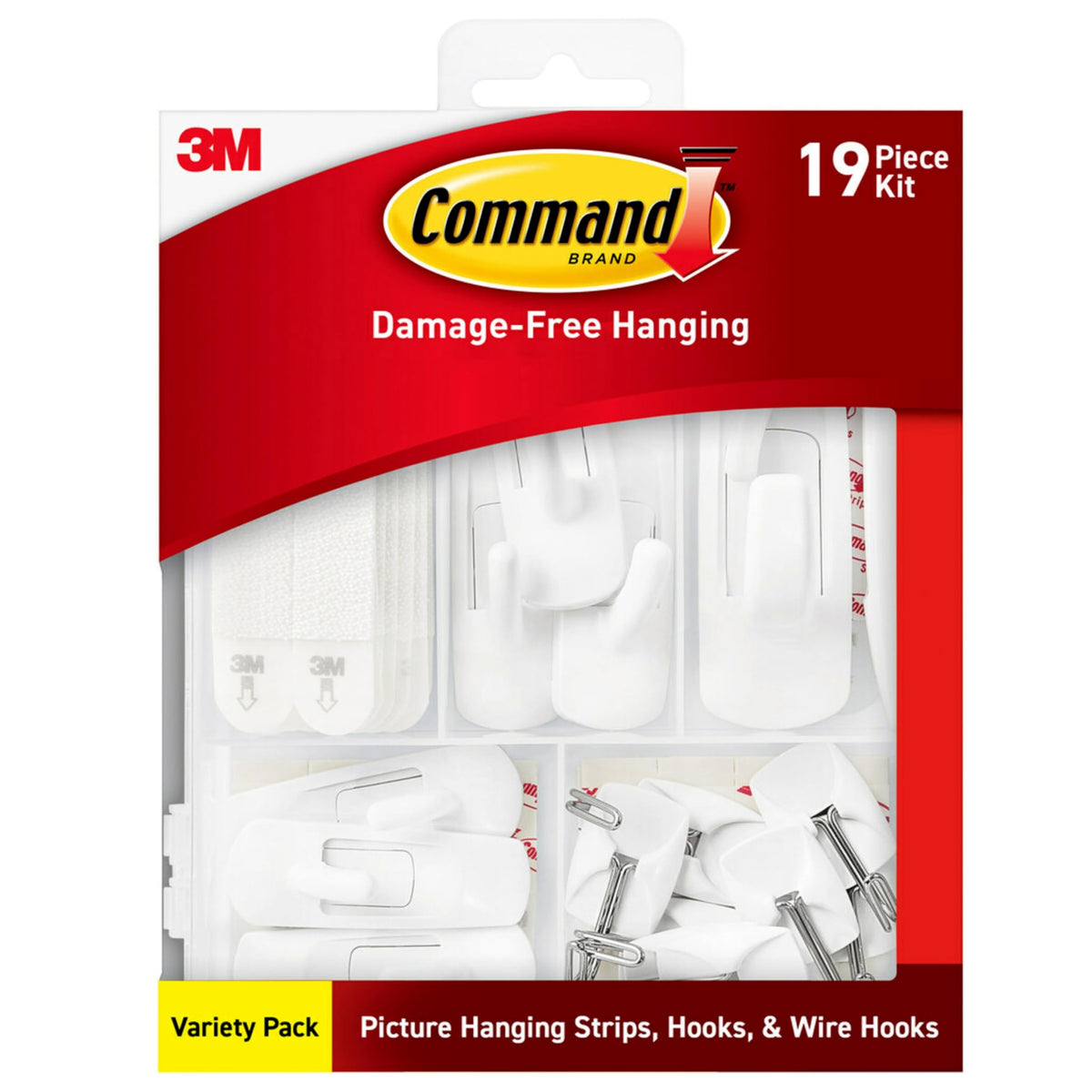 Picture Hanging Strips, Wire Hooks and Utility Hooks Kit H4120