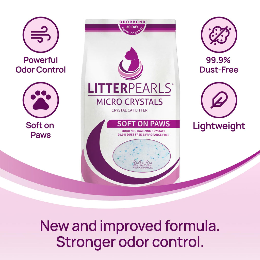 Unscented Non-Clumping Crystal Cat Litter, 7 lb P93333
