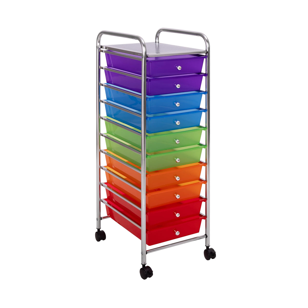 10 Drawer Rolling Storage Cart F713