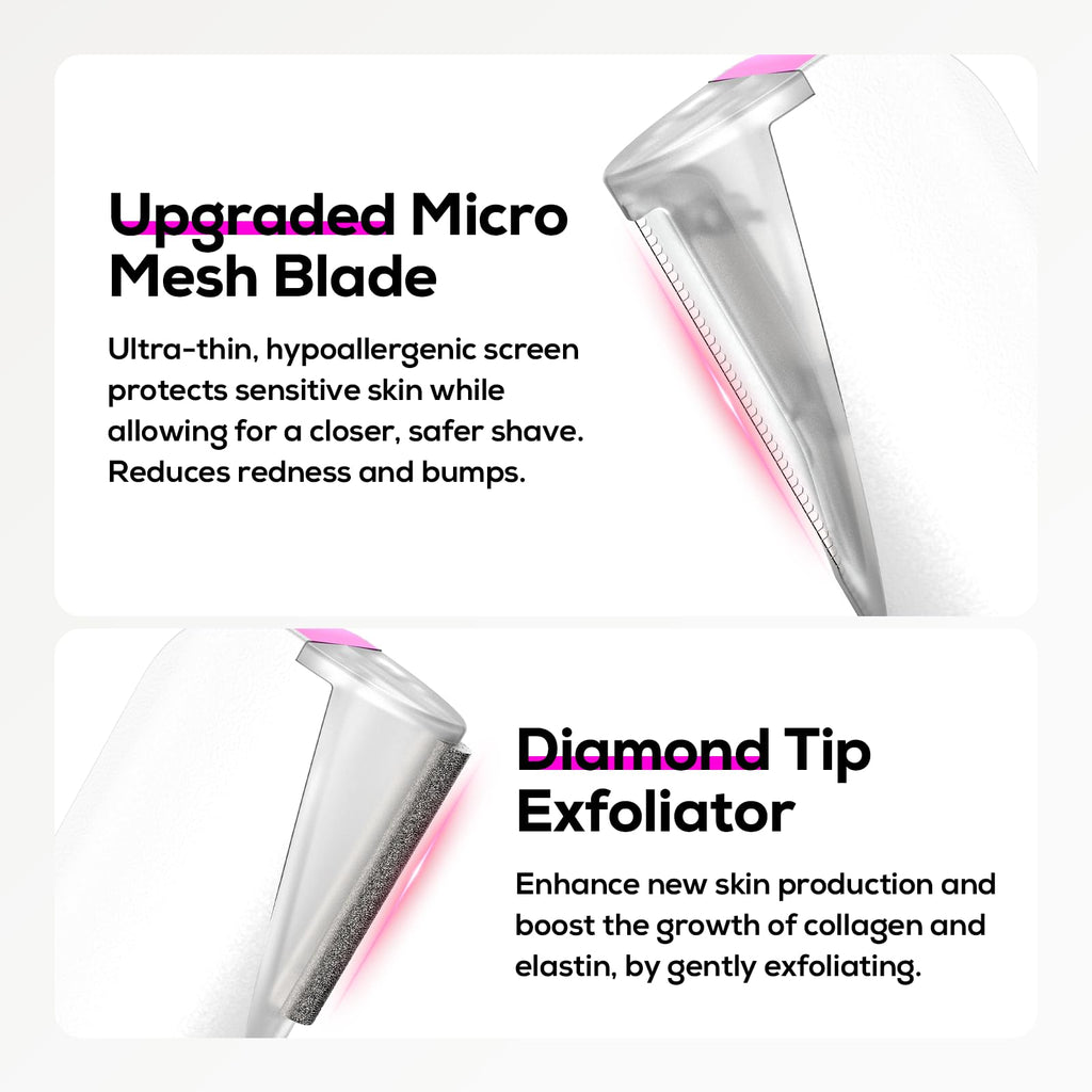3 Speed Mini Electric Dermaplane Razor with LED Light X231985