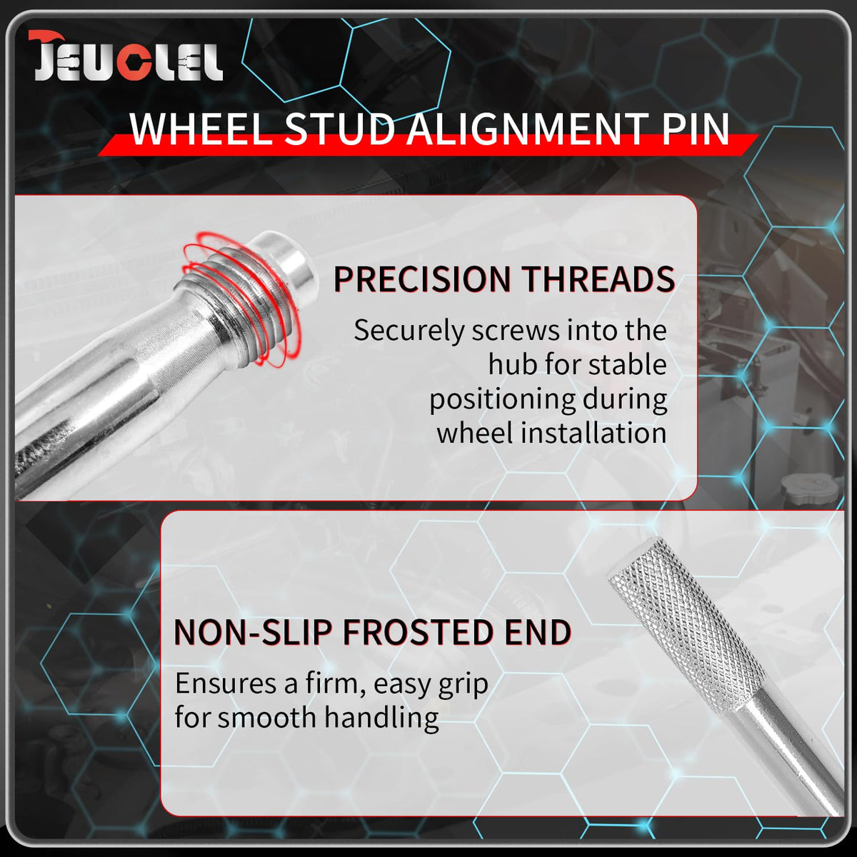 Wheel Stud Alignment Pin Set M12x1.25 M12x1.5 M12x1.75 E94338