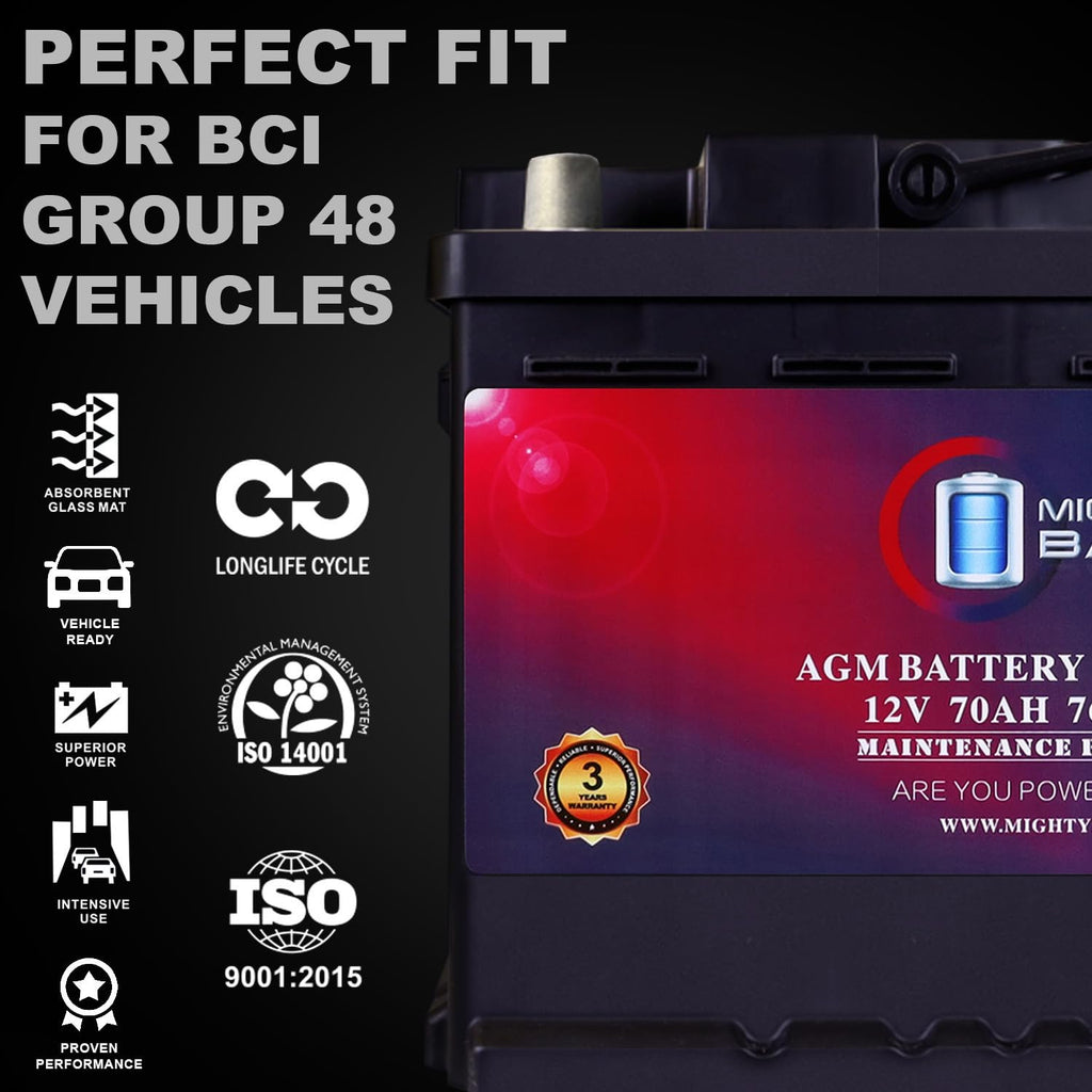 12V 70 AH AGM Car Battery P97392