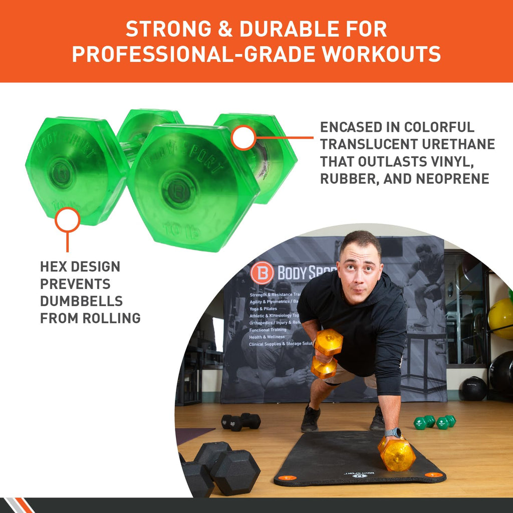 Urethane Aerobic Dumbbells Pair Y92887