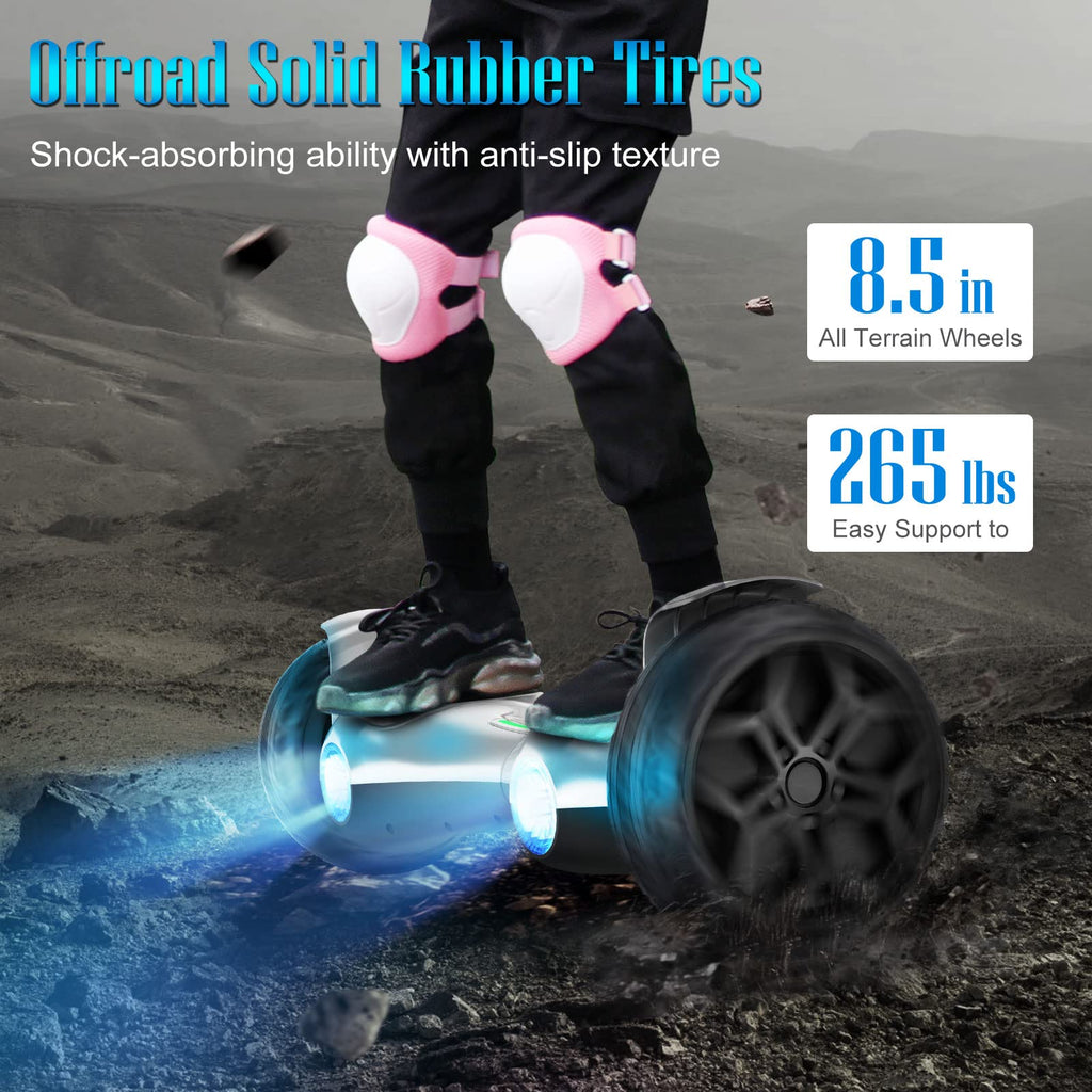 8.5" Offroad Hoverboard with Lights and Bluetooth L323