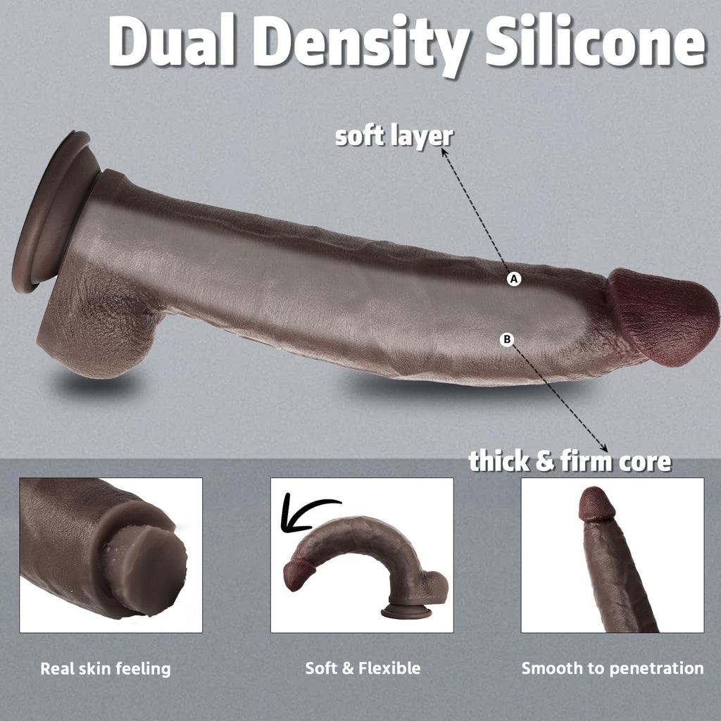 12" Thick Dildo & 8" Dildo T3663