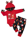 Newborn Baby Boy 2PCS Hoodies and Long Pants Outfits Set X30927