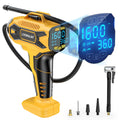 Cordless Portable Tire Inflator Air Compressor 160PSI Digital Pressure Gauge O82735