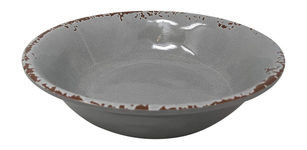 12 Piece Rustic Farmhouse Melamine Dinnerware Set Y820467