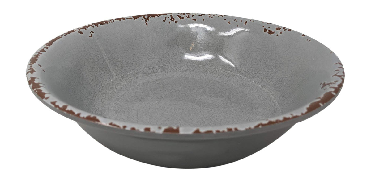 12 Piece Rustic Farmhouse Melamine Dinnerware Set Y820467