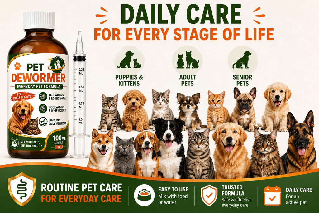Praziquantel & Pyrantel Pamoate Oral Suspension for Dogs & Cats 3.38 fl oz T4565