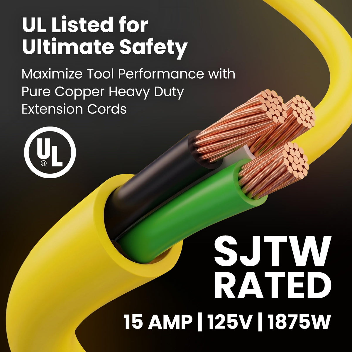 100 Ft 12 Gauge Extension Cord A555