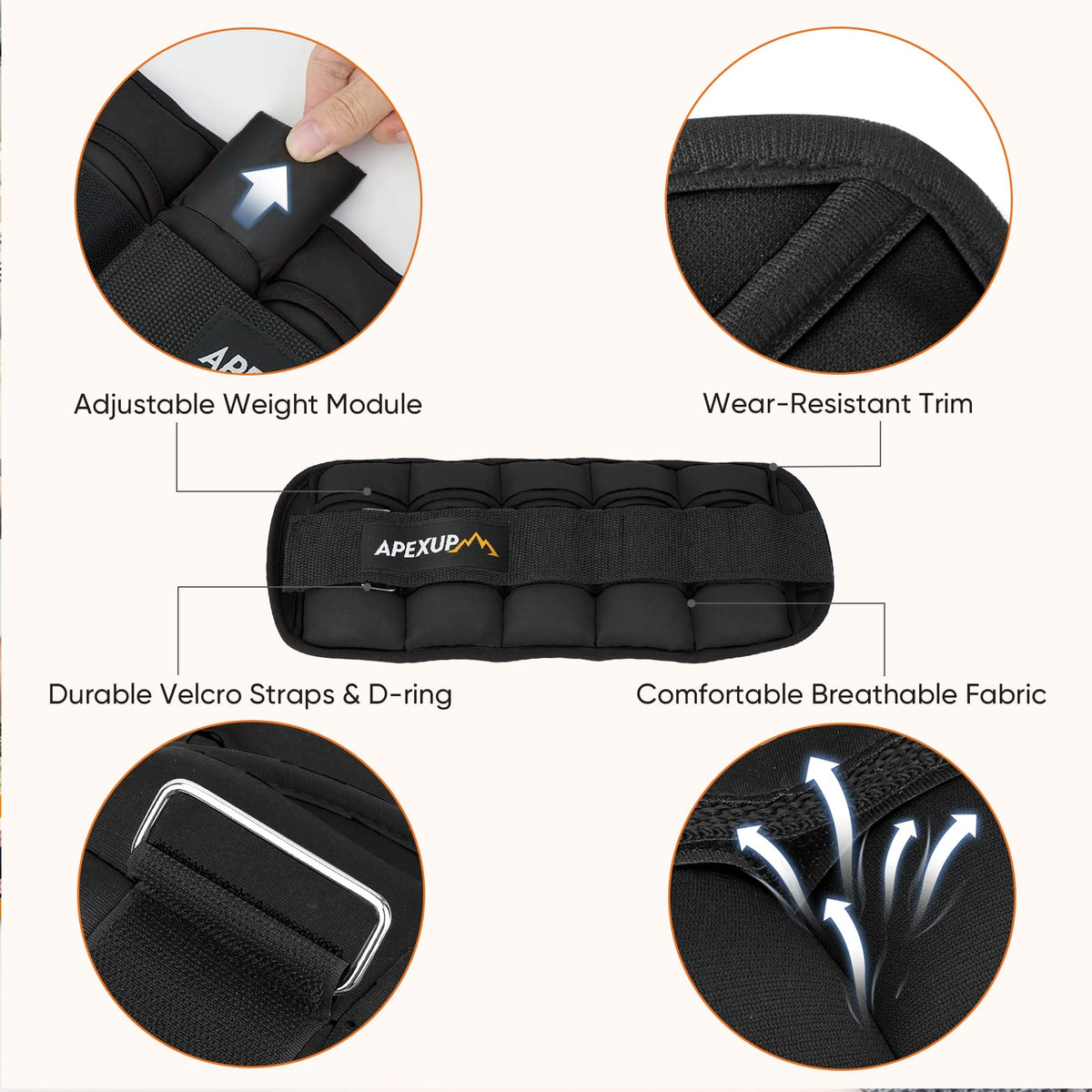 Adjustable Ankle Weights + Yoga Ball T64194