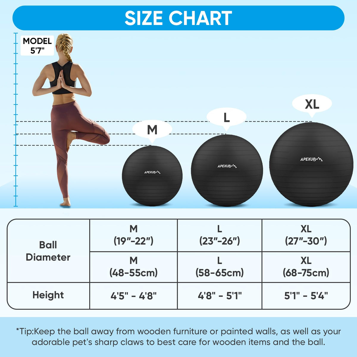 Adjustable Ankle Weights + Yoga Ball T64194