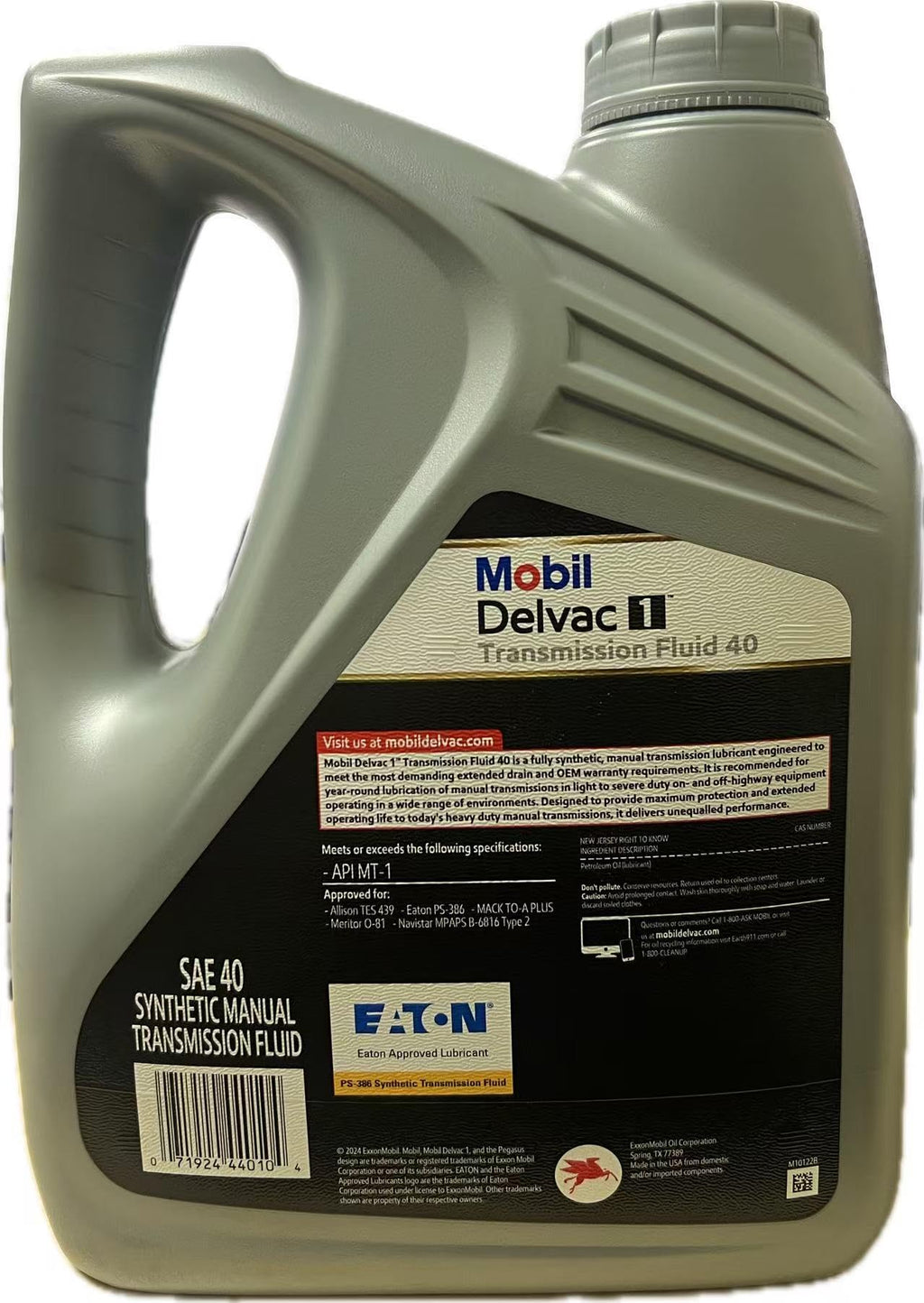 SAE 40 Fully Synthetic Manual Transmission Fluid 1 Gallon G370244