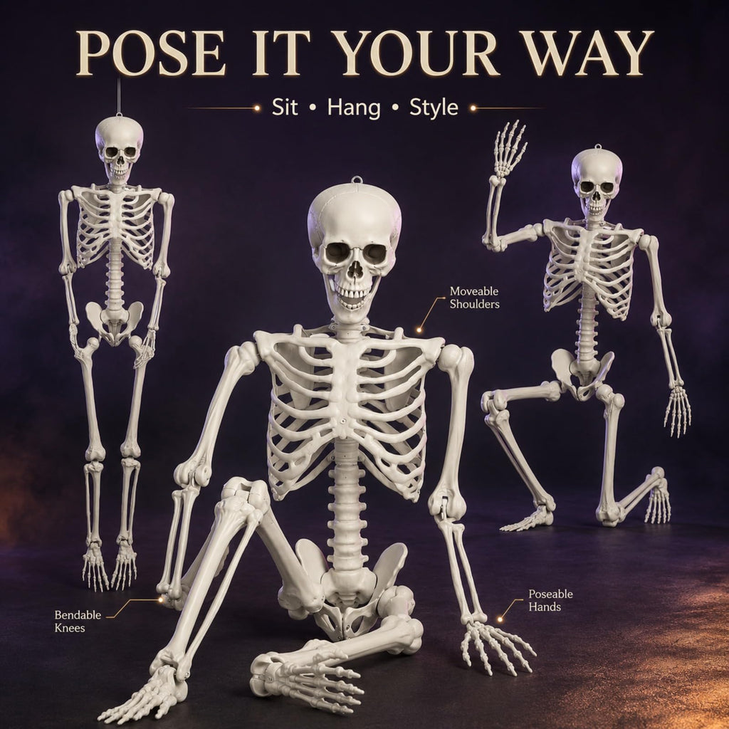 Life Size Posable Skeleton W4499