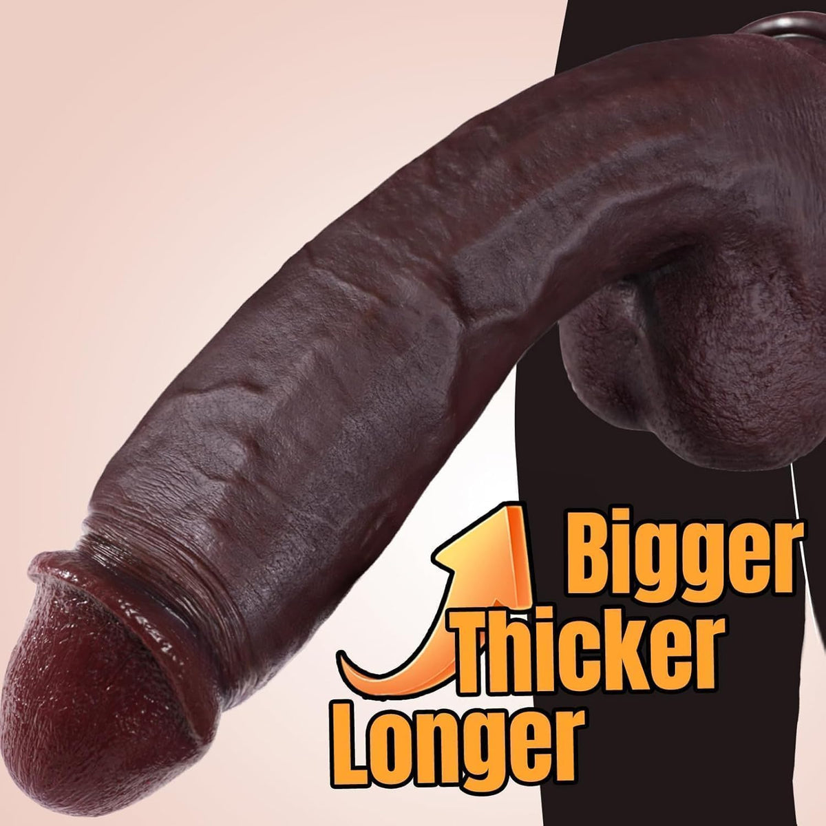 11 Inch Realistic Silicone Dildo with Suction Cup Z8753