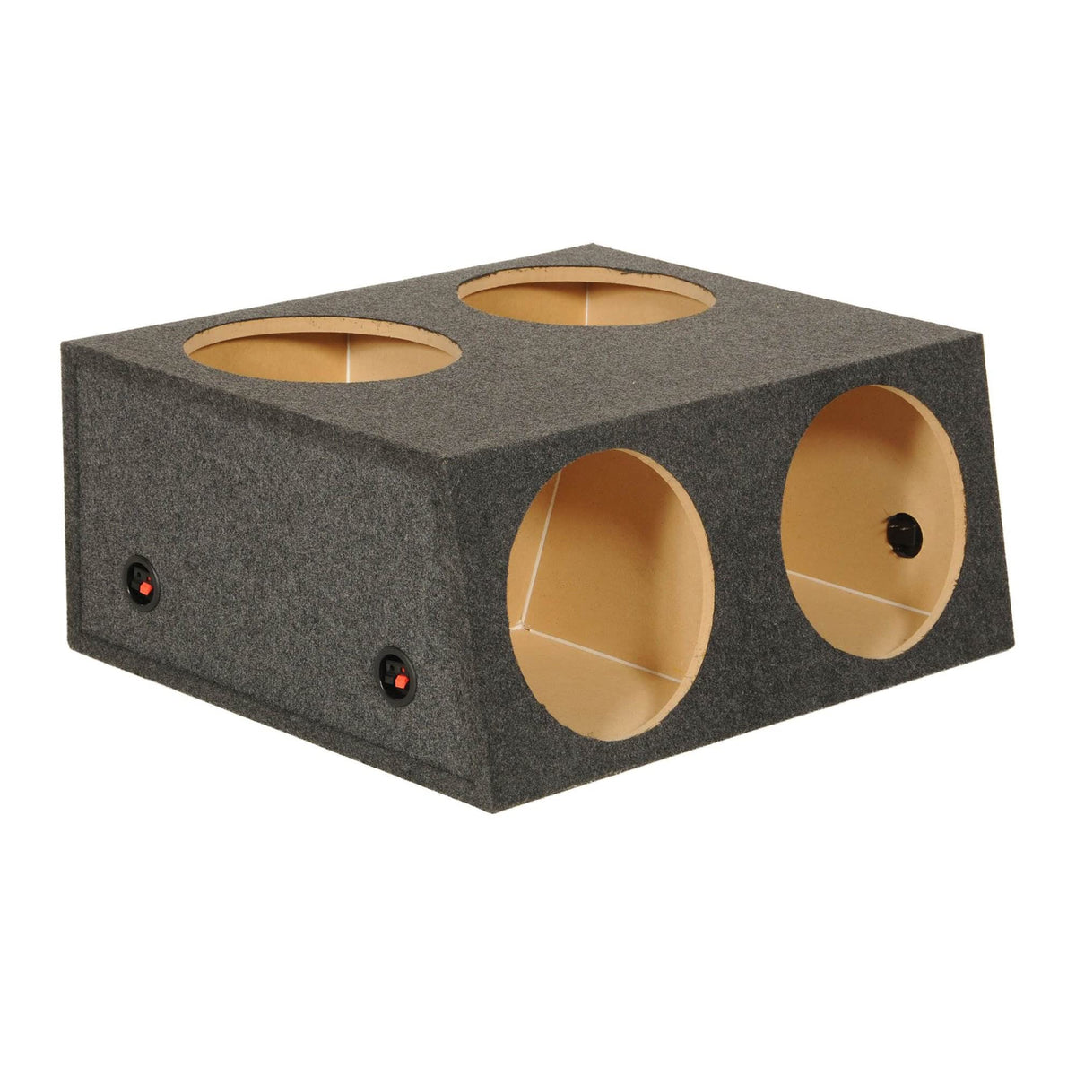 12 Inch 4 Hole Sealed Divided Speaker Box Subwoofer Enclosure C524023