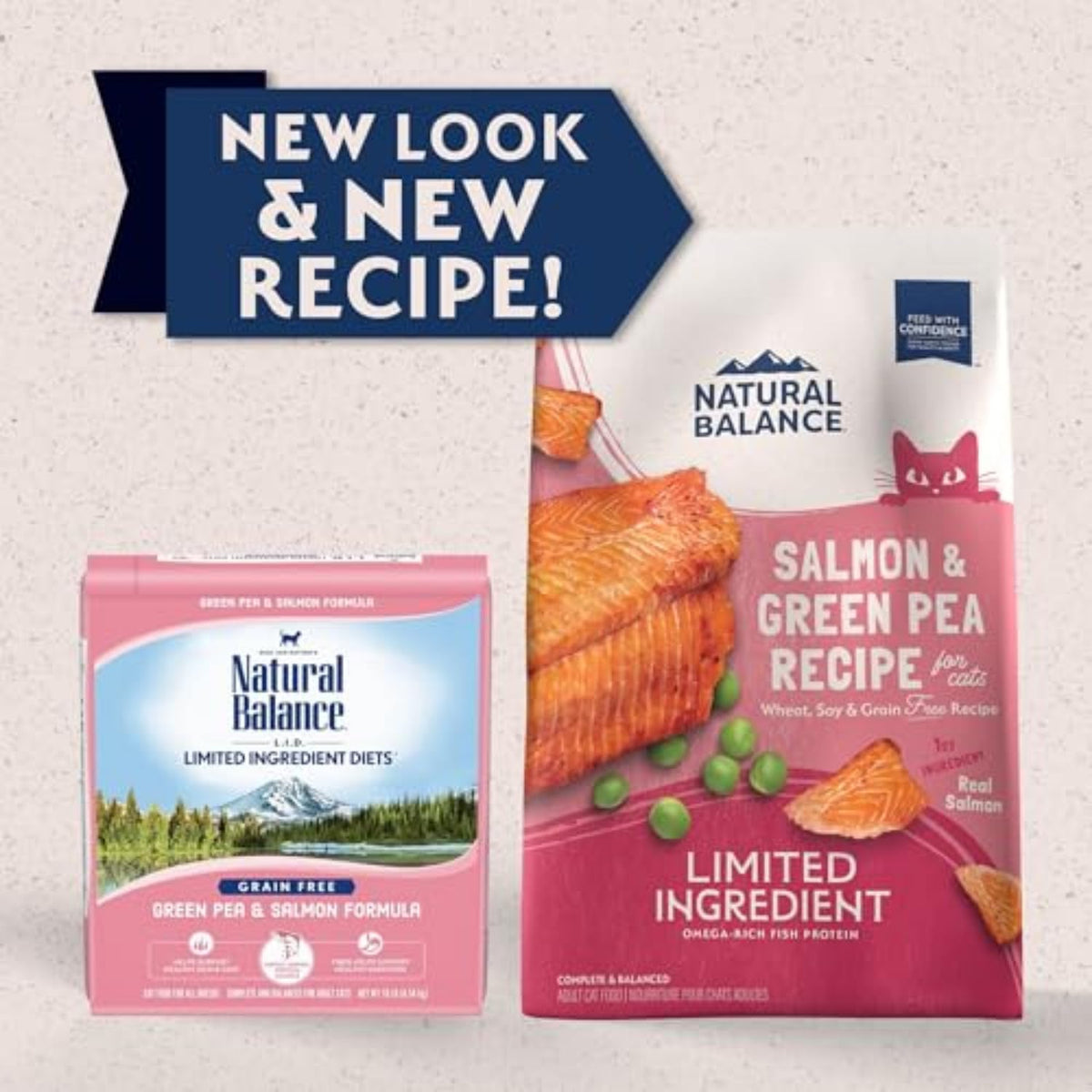 Salmon & Green Pea Cat Food 10 lb I72740