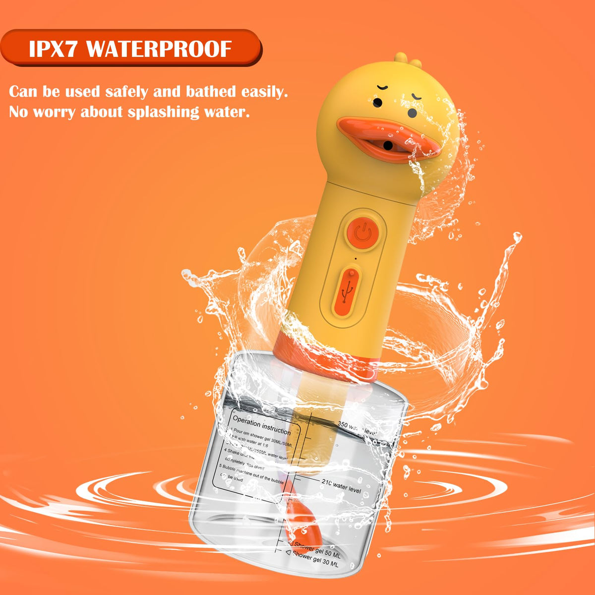 Electric Foaming Shampoo Dispenser O885