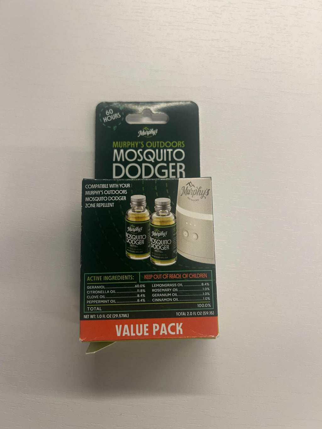 Mosquito Repellent Oil Refill, 1 fl oz (Pack of 2) O387