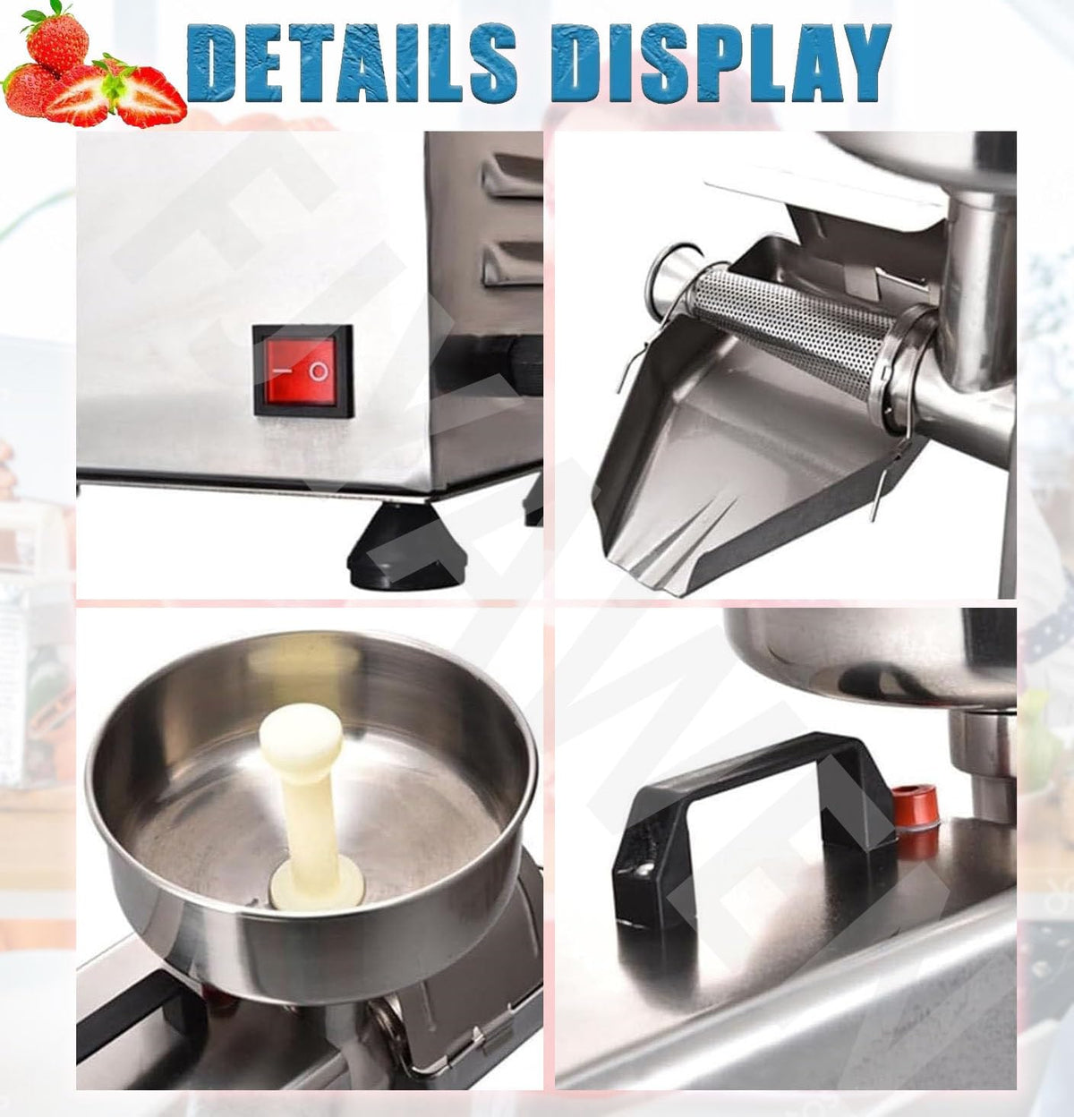 Electric Stainless Steel Tomato Strainer Machine W6837