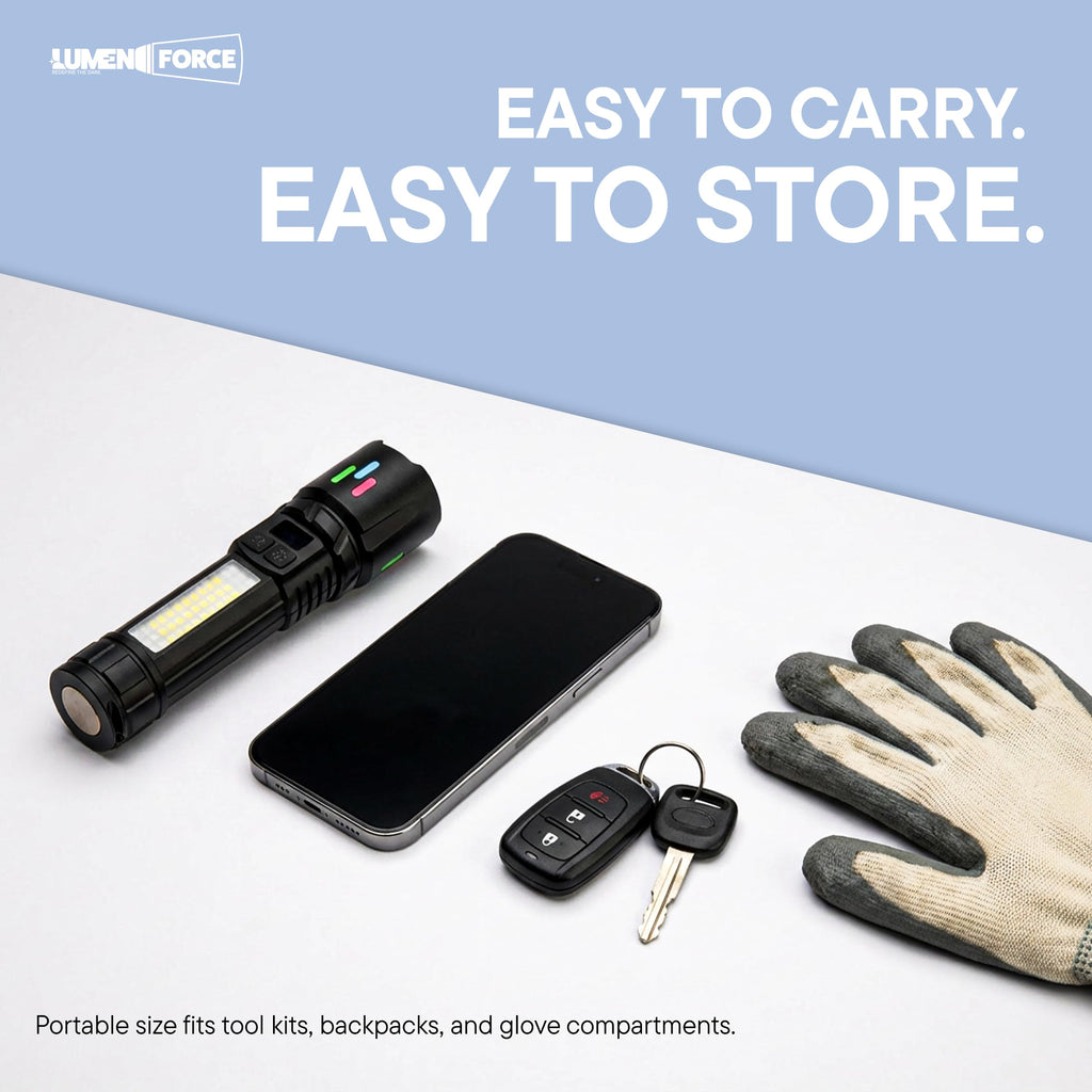 Magnetic Rechargeable Flashlight 1000 Lumen USB-C W18864