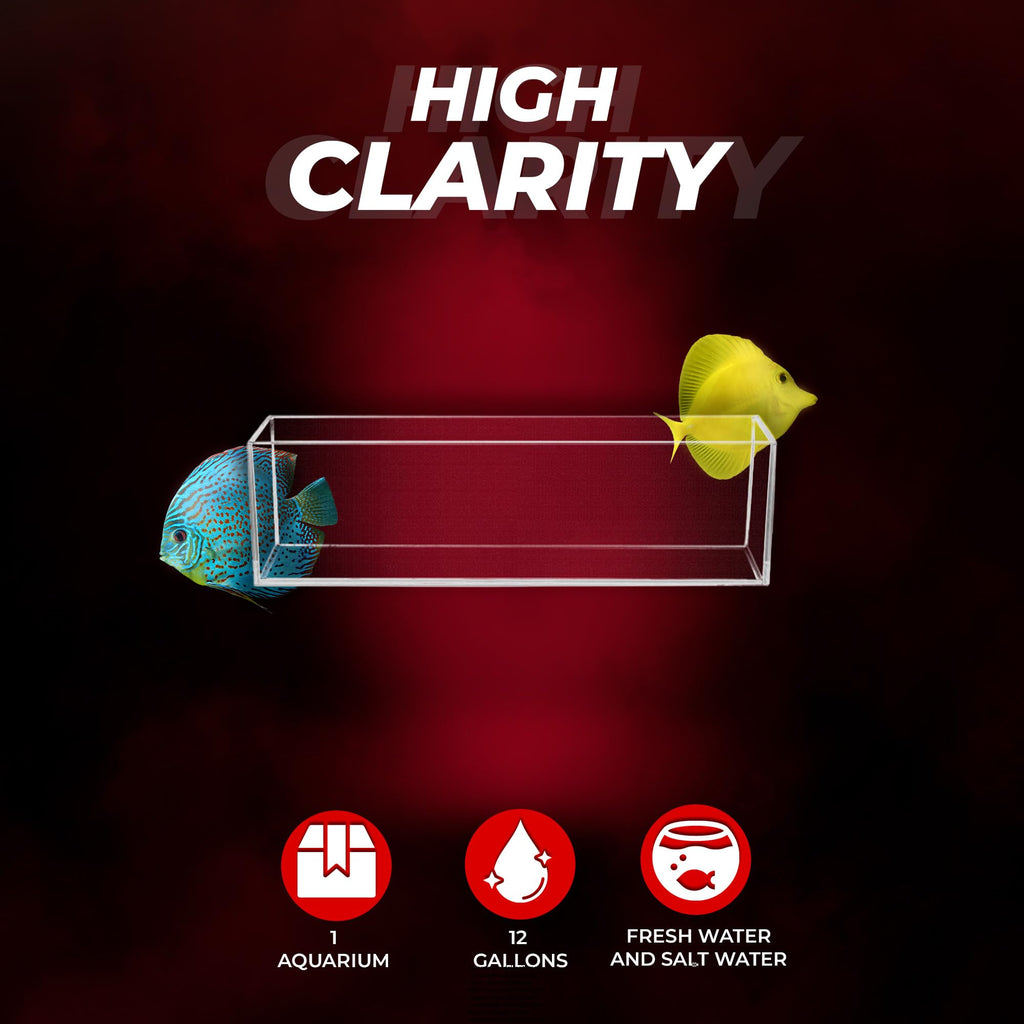 High Clarity Glass 12 gal Fish Tank K738170