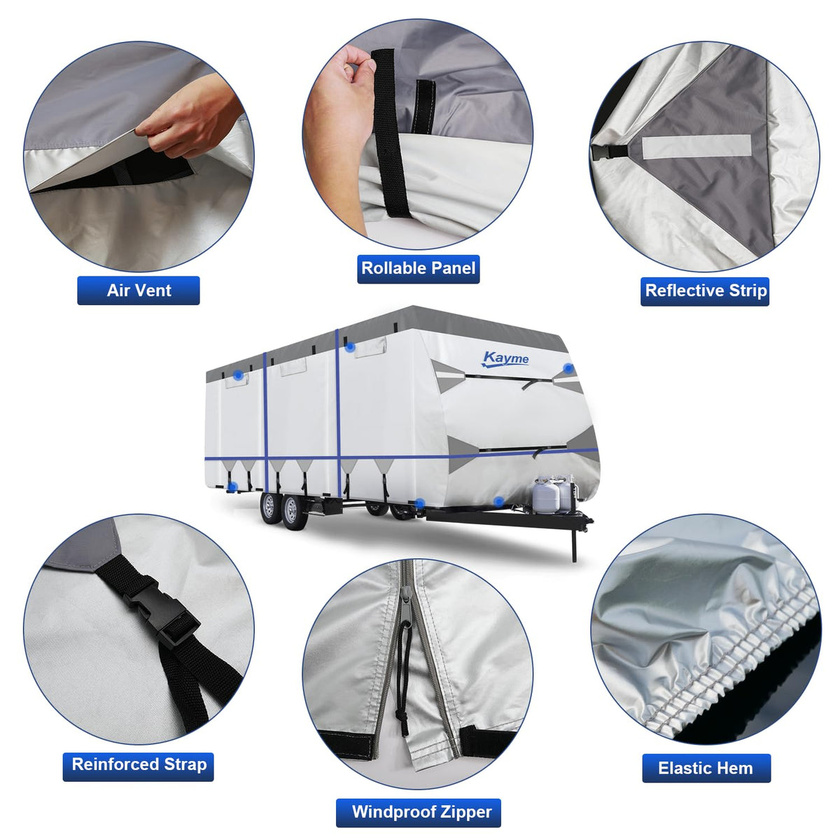 Heavy Duty Waterproof RV Cover S64548