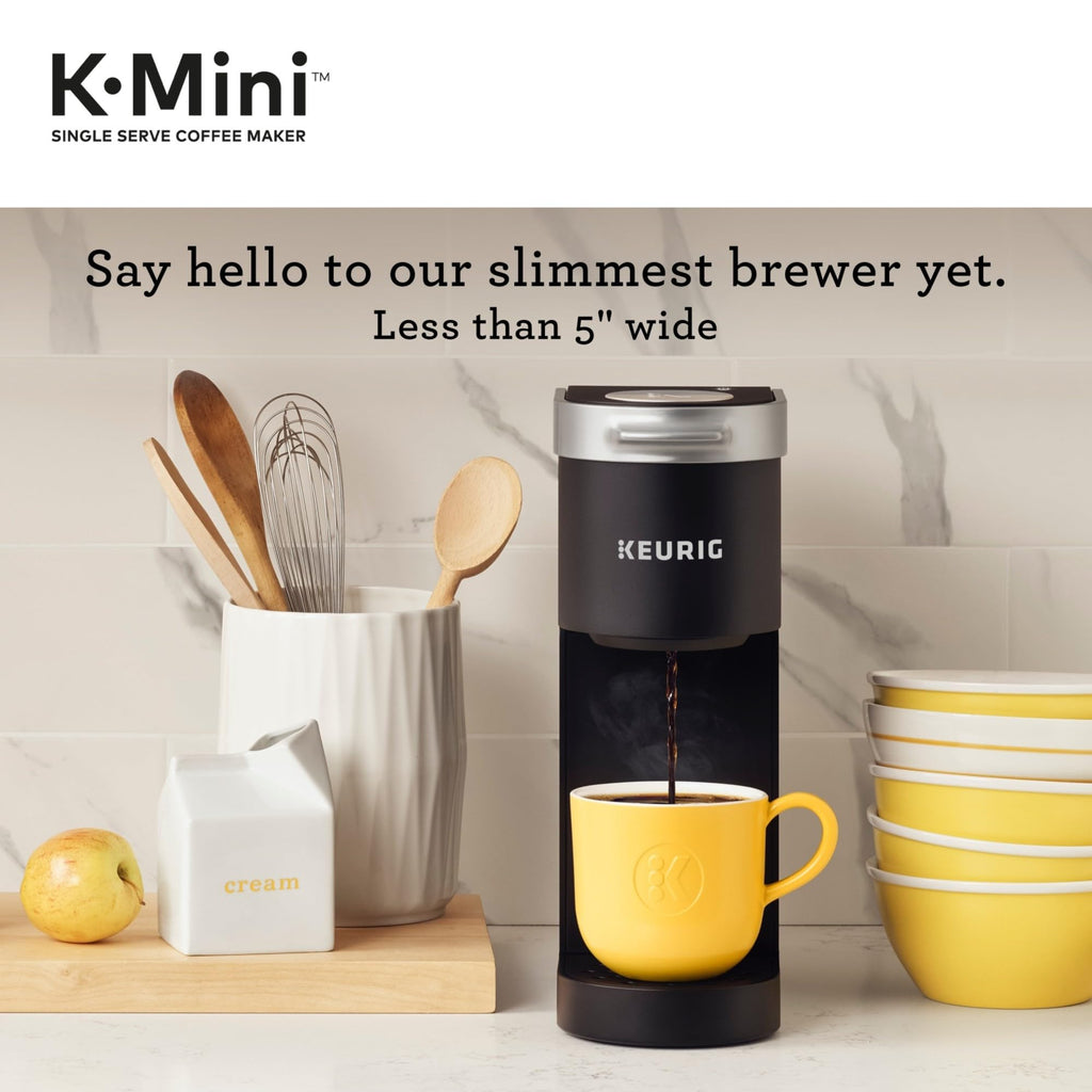 Single Serve K-Cup Pod Coffee Maker, 6 to 12oz Brew Size, Black K7319