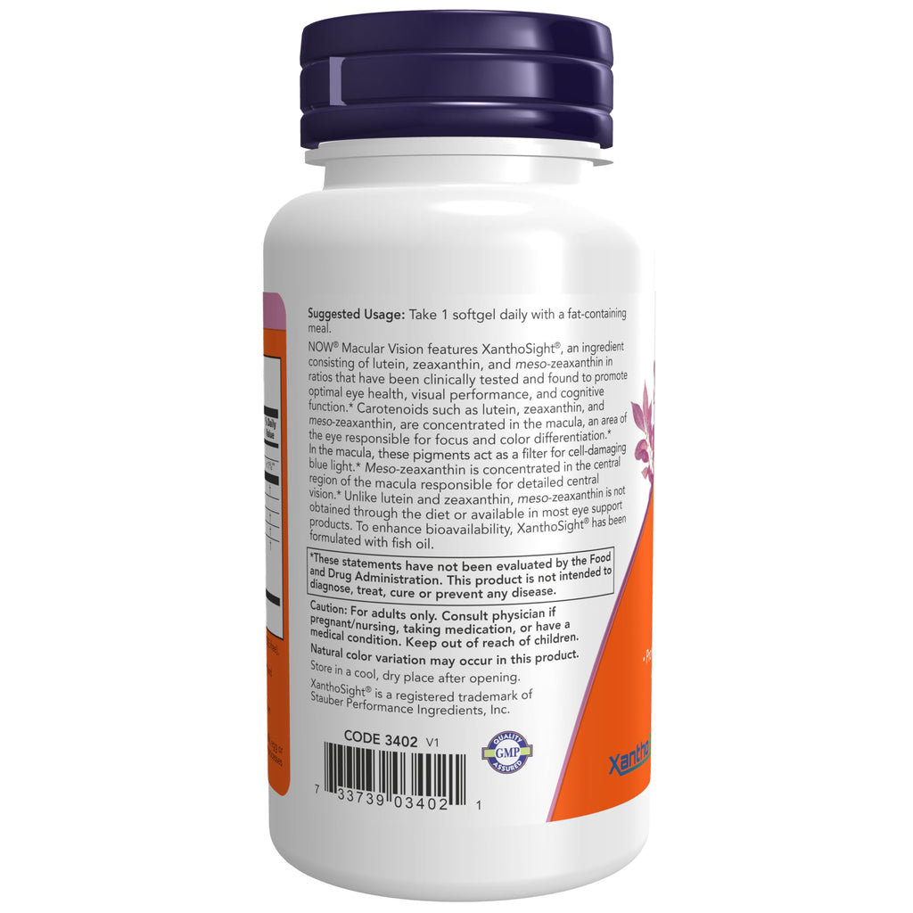 Macular Vision Softgel 50 Softgels P8972