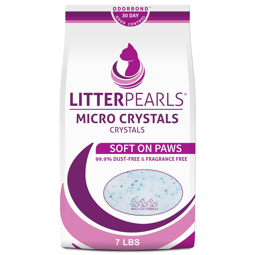 Unscented Non-Clumping Crystal Cat Litter, 7 lb P93333
