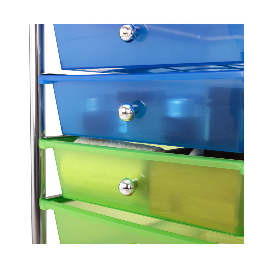 10 Drawer Rolling Storage Cart F713