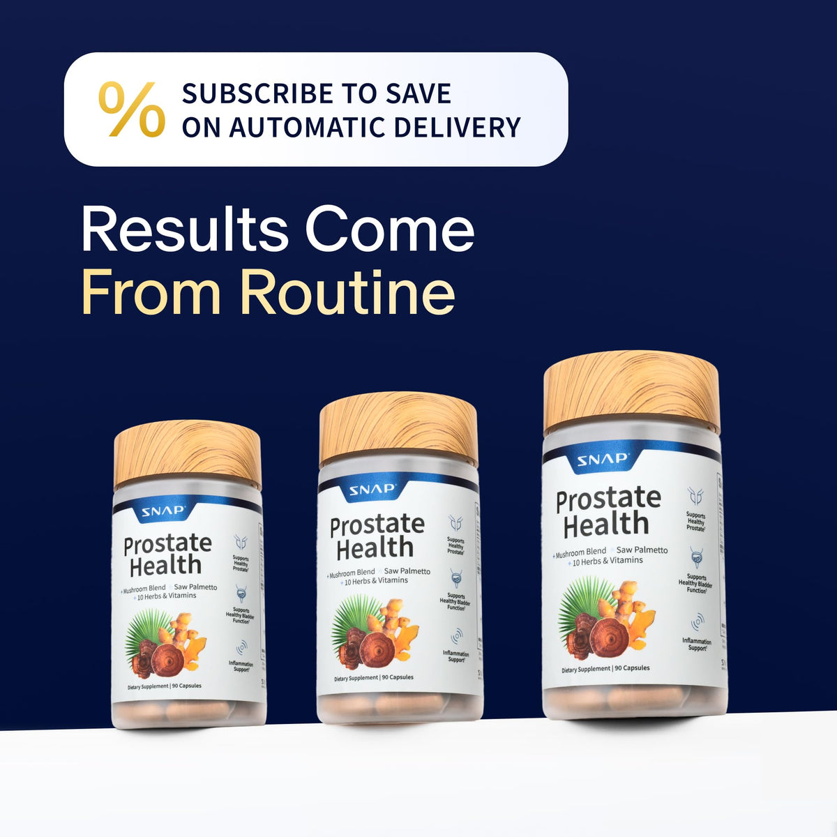 Prostate Health + Nitric Oxide Booster Bundle, 90+60 Caps Z19548