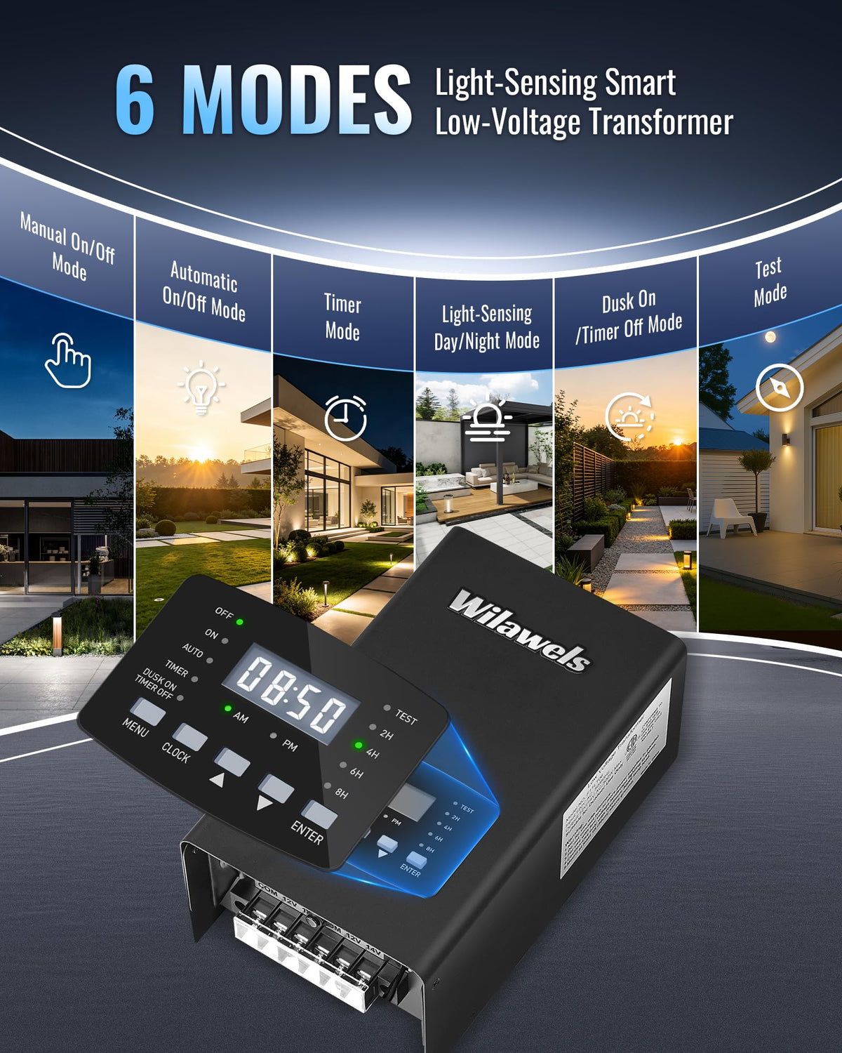 300W Low Voltage Landscape Transformer U4471