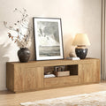 Natural Oak Brown TV Stands N36466