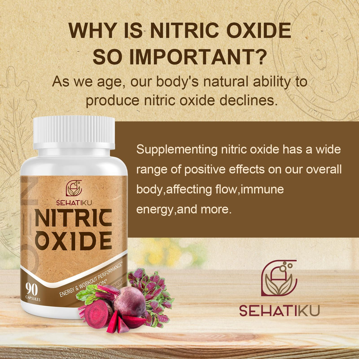 90 Capsules Nitric Oxide Supplement X700965
