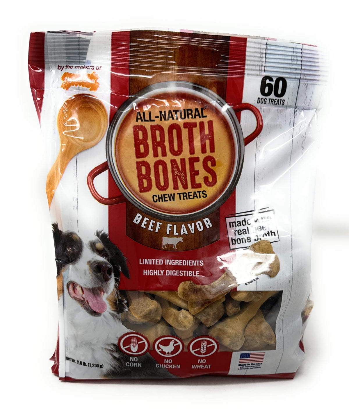Beef Broth Bones for Dogs 60 Count Z2813