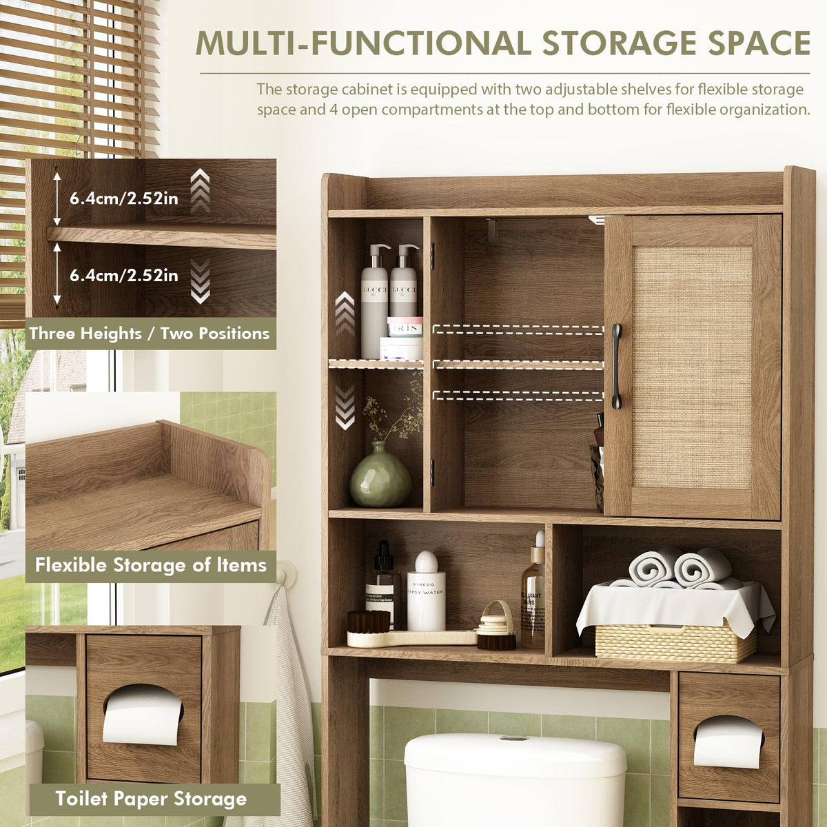 Over The Toilet Storage Cabinet G8385