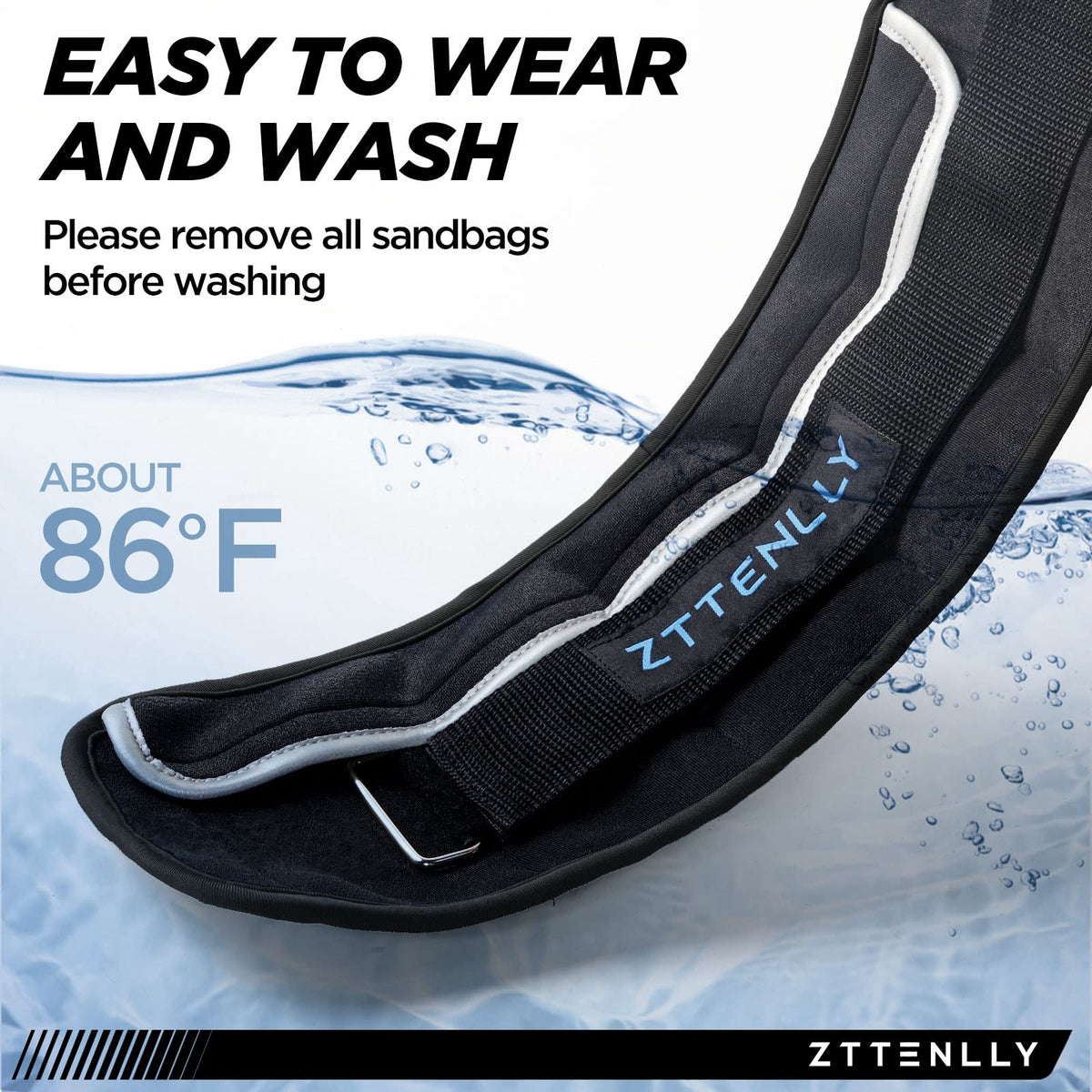 Adjustable Ankle Weights Pair with Carry Bag Y929