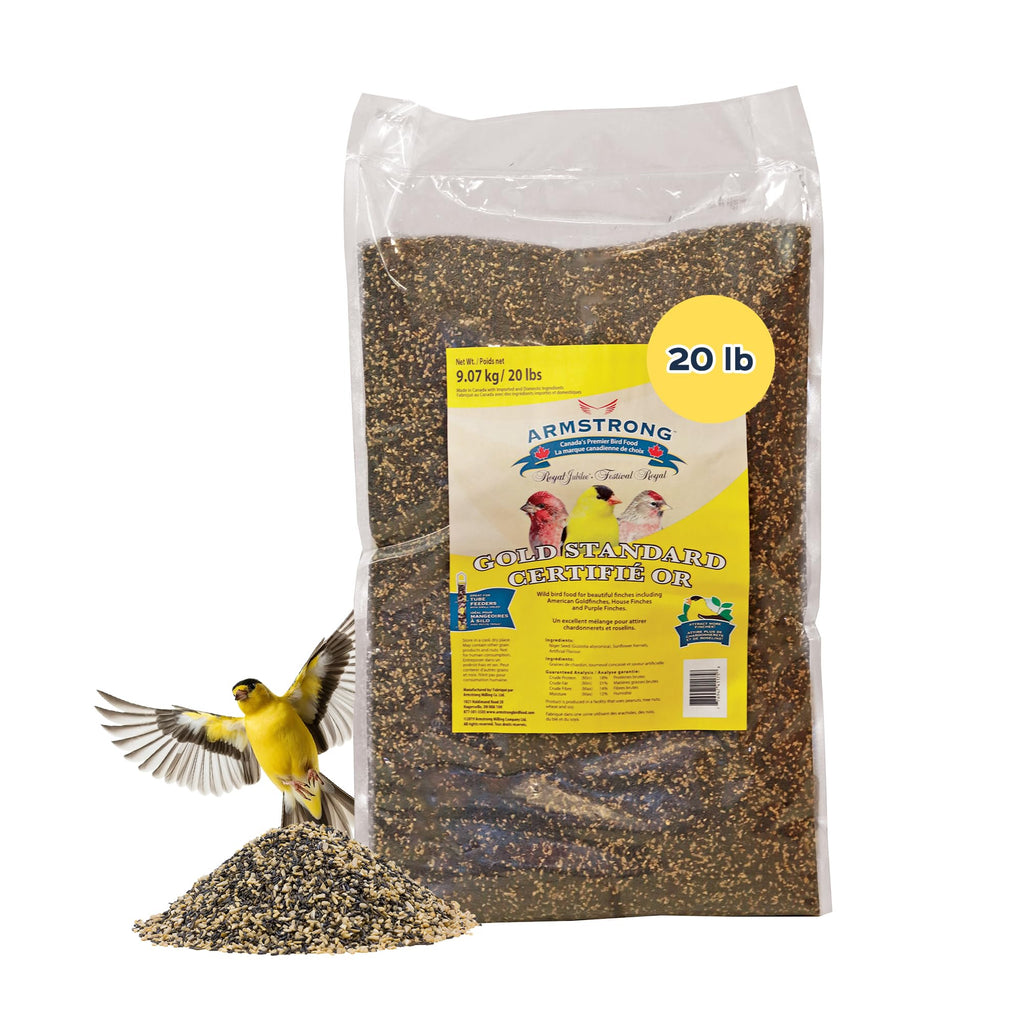 20 Pounds Bird Food with Nyjer Seeds and Sunflower Kernels Q390