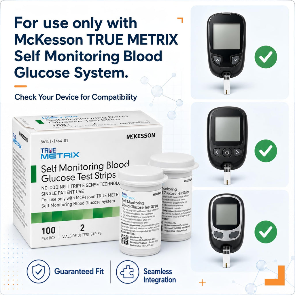 Blood Glucose Test Strips, 100 Strips X27742