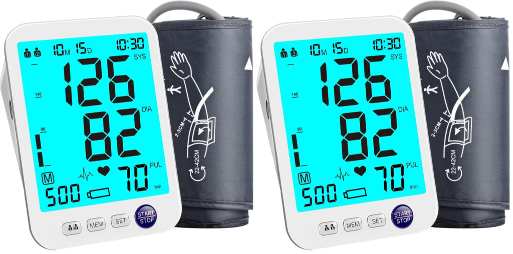 Automatic Digital Blood Pressure Monitor Upper Arm Adjustable Cuff B166465