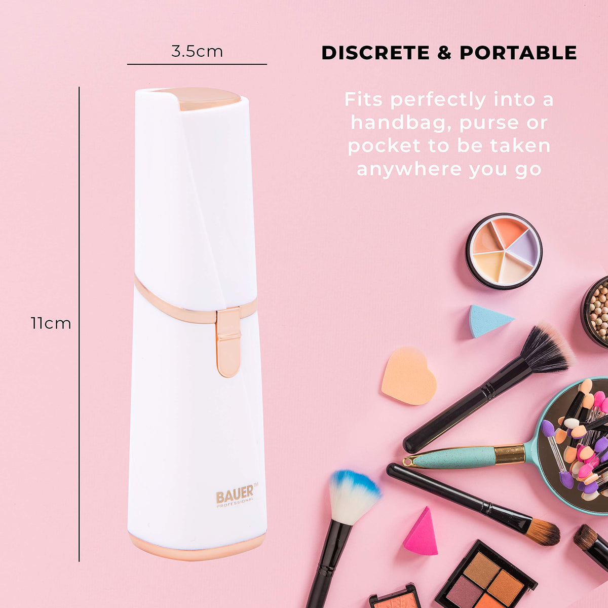 Women's Portable Face Shaver with LED Light A7910