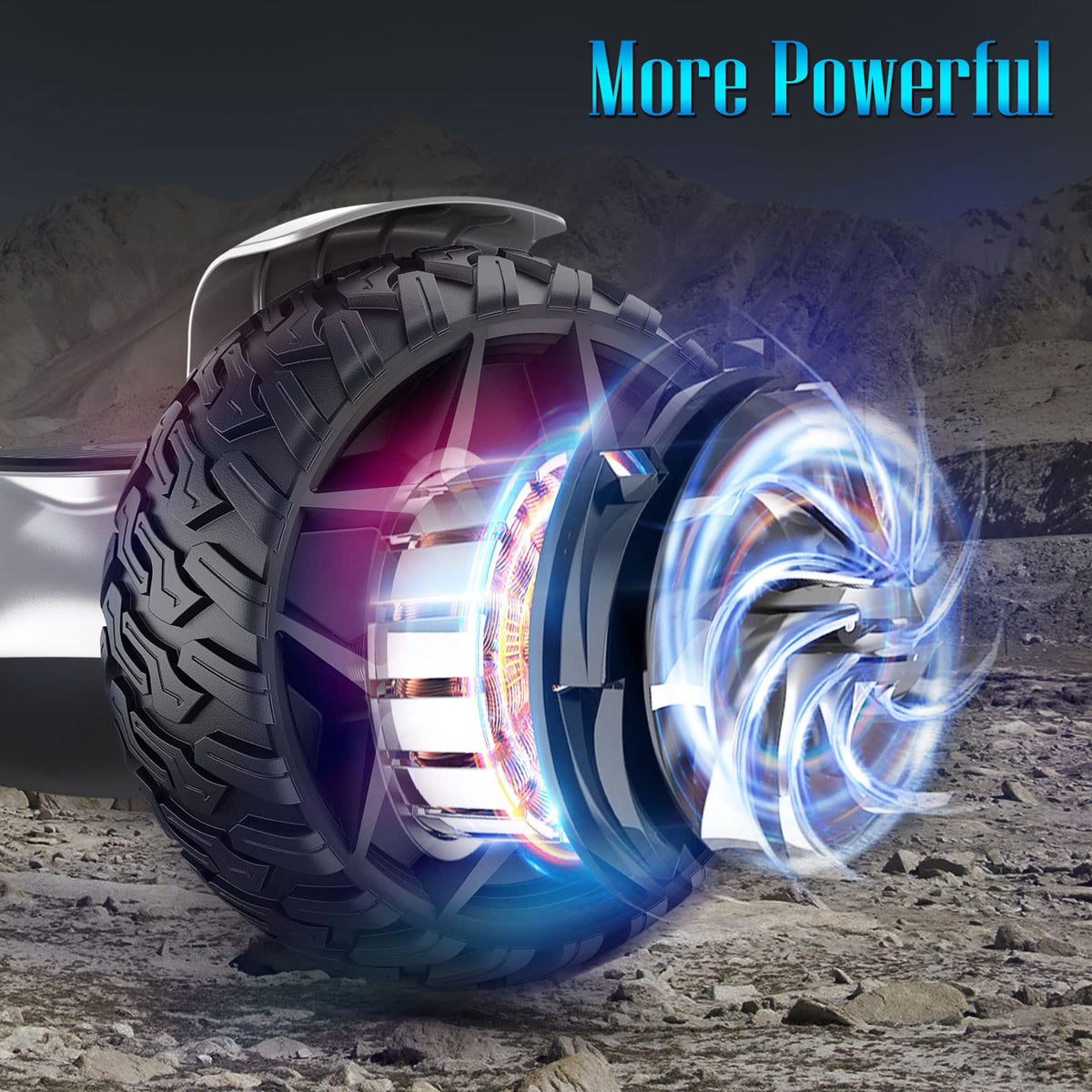 8.5" Offroad Hoverboard with Lights and Bluetooth L323