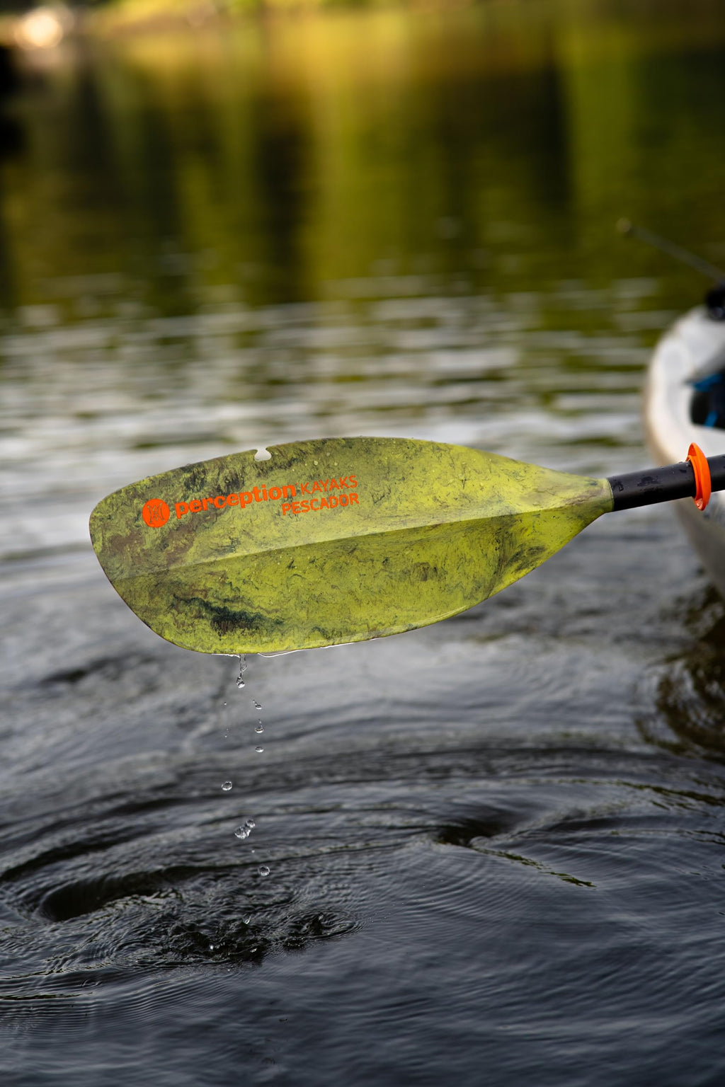 Adjustable Kayak Fishing Paddle 2 Piece Moss Camo D612603