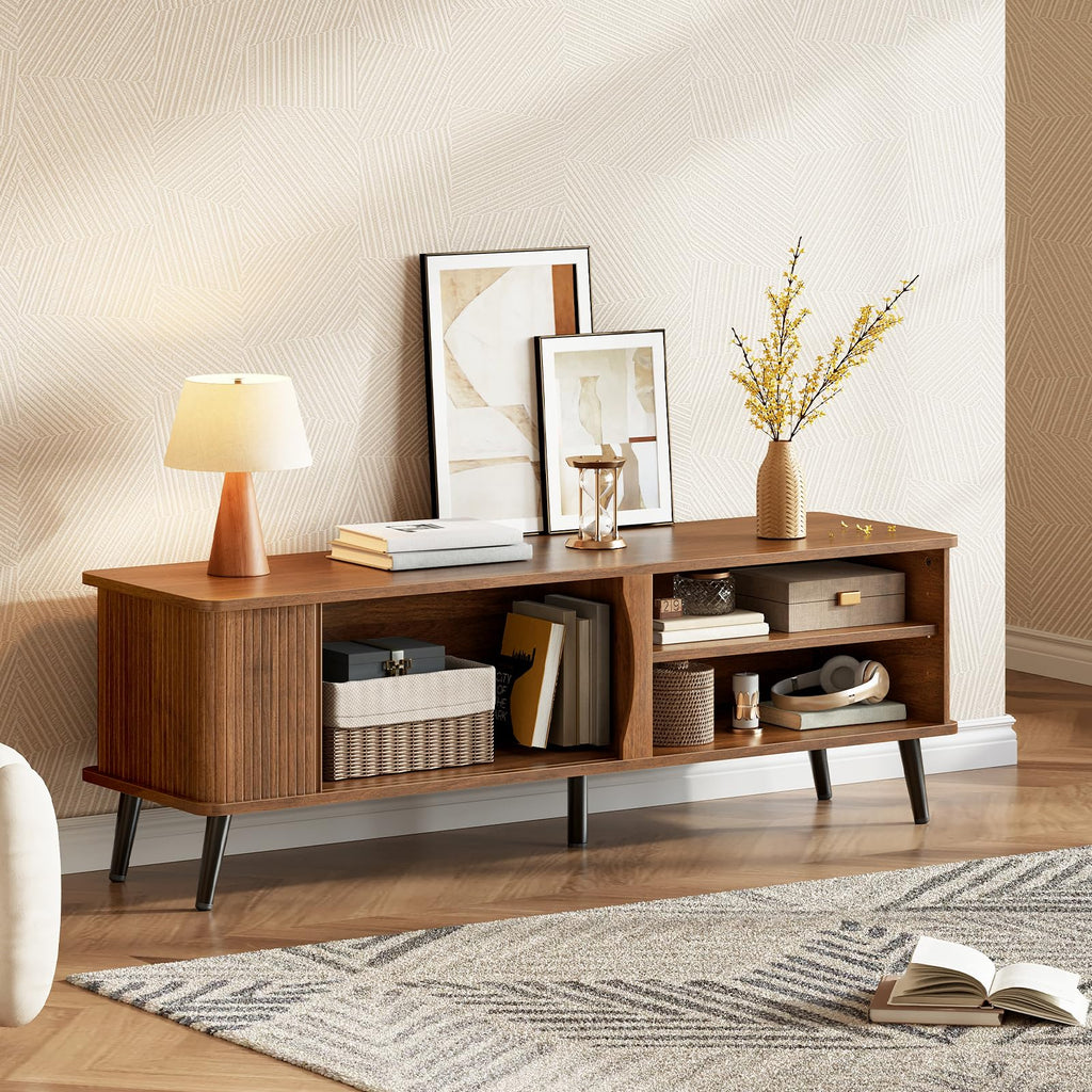 Mid Century Modern TV Stand with Storage B429089