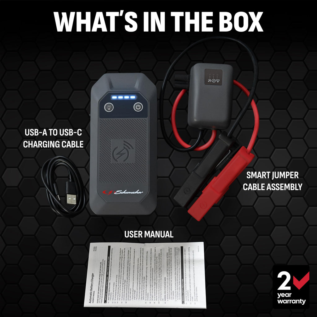 Portable Car Battery Jump Starter & Power Bank A50539