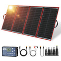 300W Foldable Solar Panel Kit with PWM Controller and USB Ports H751220